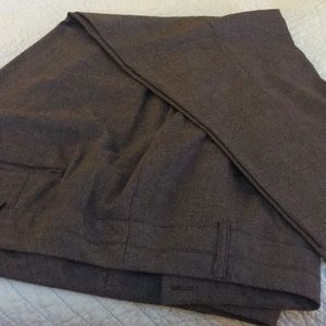 Grey capris dress pants